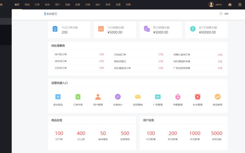 五金建材商城类源码授权